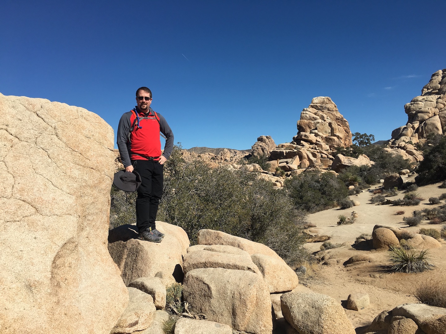 Hiking at Joshua Tree